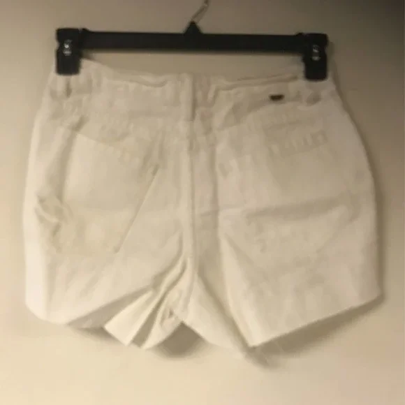 O’NEILL Women's Angus White Denim Shorts, Size 30 - Picture 3 of 6